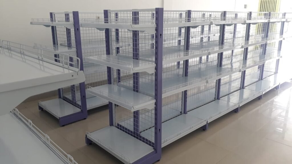 proses produksi rak gondola