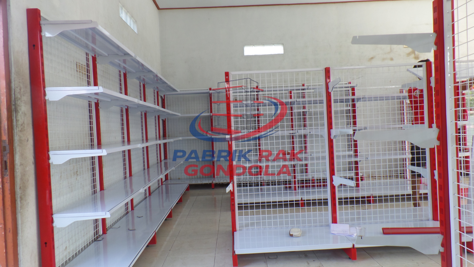 kapasitas produksi rak gondola